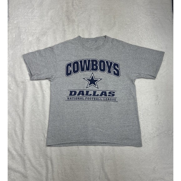Vintage 1999 CSA Dallas Cowboys NFL Heather Gray Graphic T-Shirt Size Medium - Picture 1 of 9